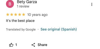 Five-star Google review 19 for Danny Barber Shop